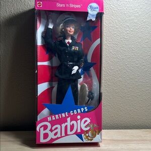 Stars and Stripes Special Edition 1991 Marine Corps Blonde Sgt Barbie